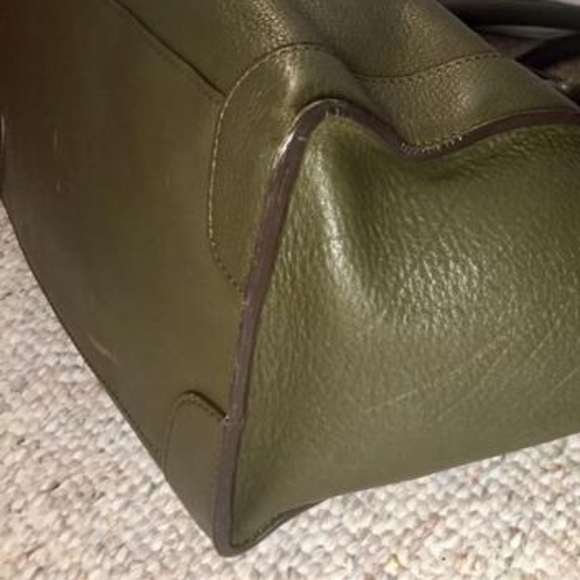 Céline Envelope Mini Luggage Tote / Bag in Olive - Picture 8 of 8